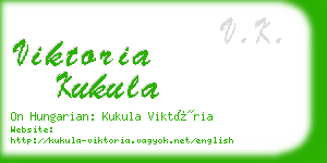 viktoria kukula business card